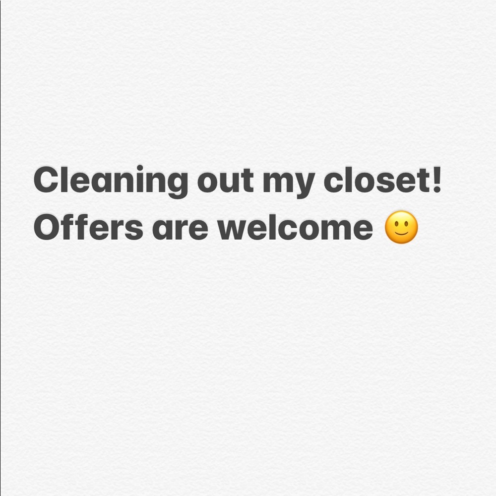 Closet clean out!